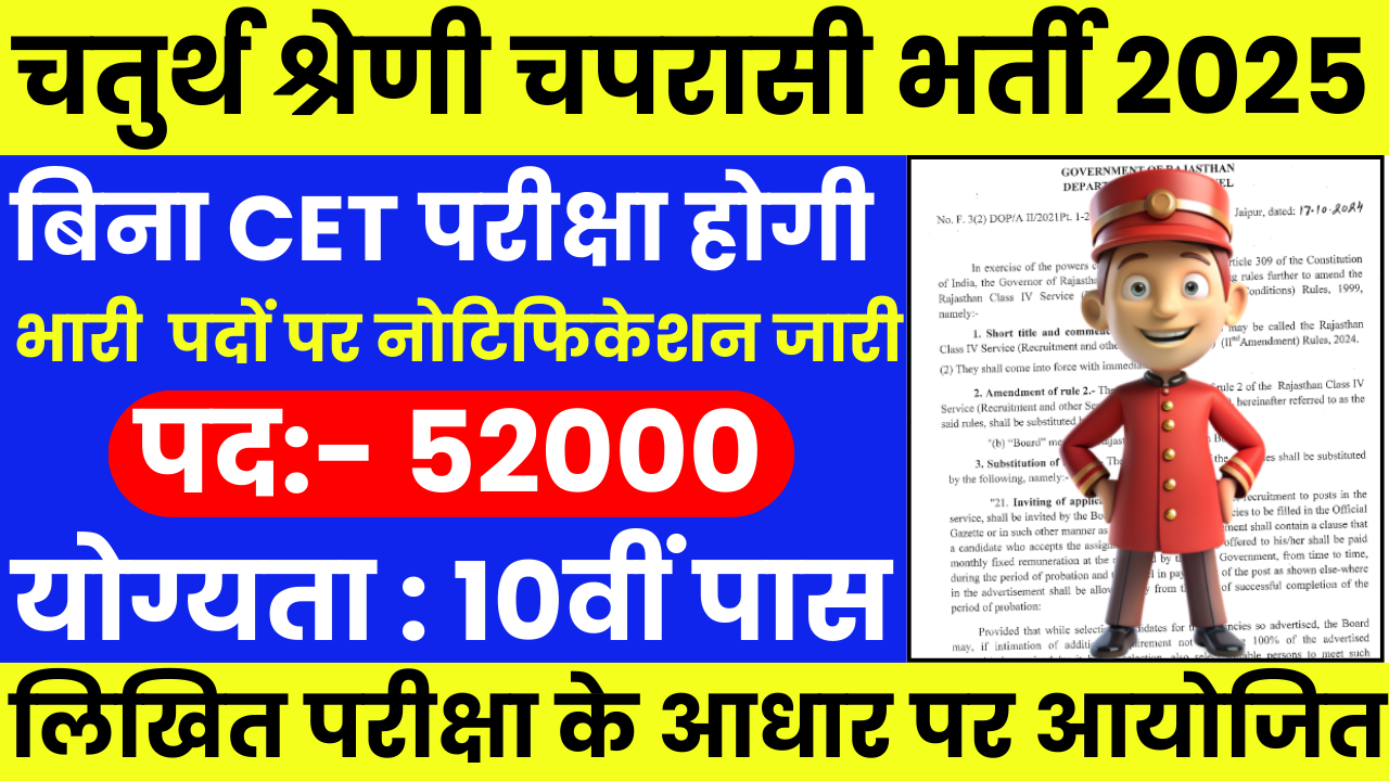 Rajasthan Group D Bharti
