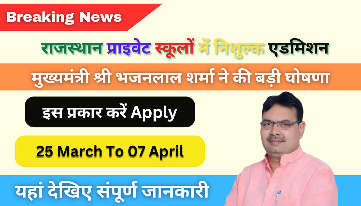 Rajasthan RTE Admission 2025